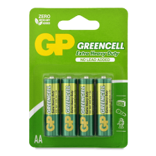 Батарейка GP 15G-U4 Greencell АА Р6 4 шт. mini slide 1
