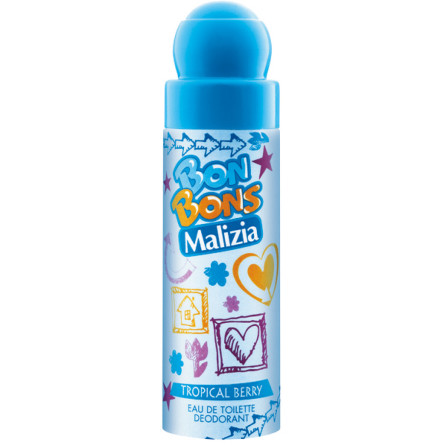 Парфюмированный дезодорант для девочек Malizia Bon Bons Тропическая ягода 75 мл