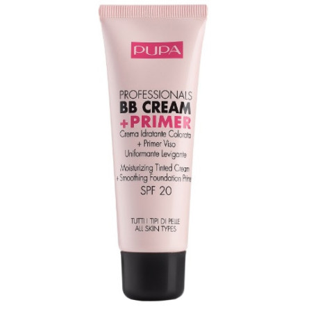 Тональный крем Pupa ВВ Cream + Primer Tone-Cream для всех типов кожи №002 sand 50 мл