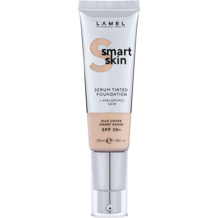Тональна основа-сироватка Lamel Smart Skin Serum Tinted Foundation № 401 Порцеляна 35 мл