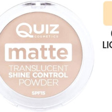 Пудра Quiz Matte translucent powder матовая Контроль блеска 01 light 12 г mini slide 1