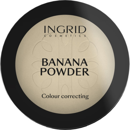 Компактная пудра Ingrid Cosmetics De Lux банановая 10 г