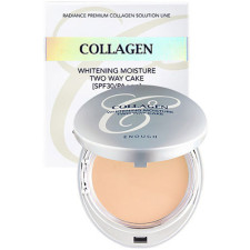 Компактная пудра для лица Enough Collagen 3 in 1 Whitening Moisture Two Way Cake SPF28 №13 13 г mini slide 1