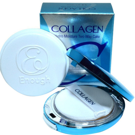 Тональный крем для лица Enough Коллаген Collagen Aqua Air Cushion SPF50+ PA+++ 13 15 г