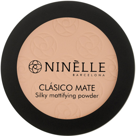 Пудра компактная Ninelle Barcelona матовая легкая Clasico mate 204 Темный розово-бежевый 8 г slide 1