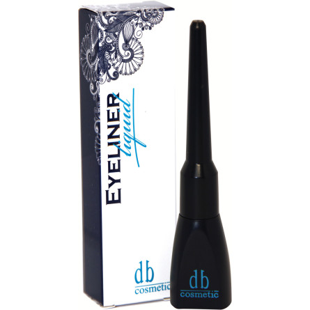 Підводка db cosmetic Venetian Eye Liner Liquid Чорна 5 мл slide 1