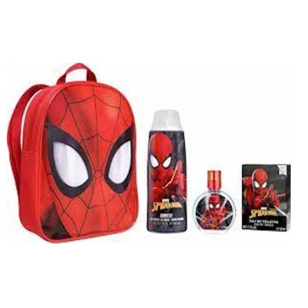 Набор для мальчиков в рюкзачке Air-Val Spider-man Set Backpack Туалетная вода 50 мл + Гель для душа 300 мл