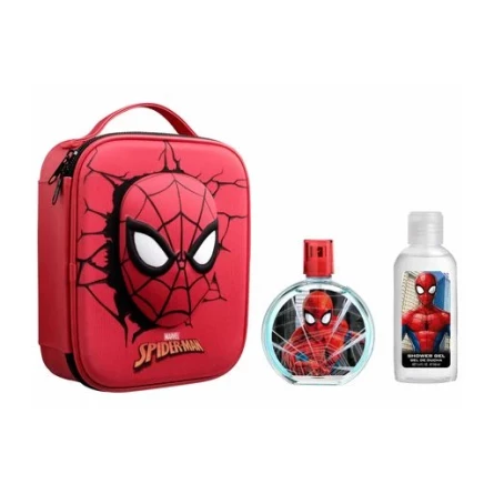 Набор для мальчиков Air-Val Spiderman Zip Case Туалетная вода 100 мл + Гель для душа 100 мл