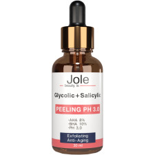 Пилинг для лица Jole Glycolic + Salicylic Peeling pH 3.0 с Гликолевой и Салициловой кислотами 30 мл mini slide 1