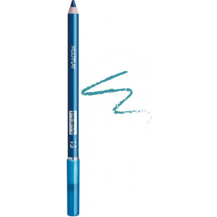 Олівець для очей Pupa Multiplay Eye Pencil With Shading Sponge Triple Purpose Eye Pencil 015 Blue Green 1.2 г