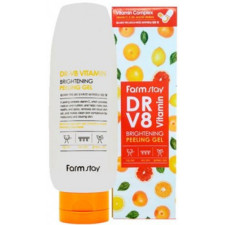 Пилинг гель FarmStay DR-V8 Vitamin Brightening Peeling Gel с витаминным комплексом 150 мл mini slide 1