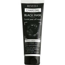 Маска-пленка Revuele No Problem Black Mask на основе активированного угля 80 мл mini slide 1