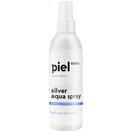 Зволожуючий спрей для обличчя для нормальної та комбінованої шкіри Piel Silver Aqua Spray 100 мл