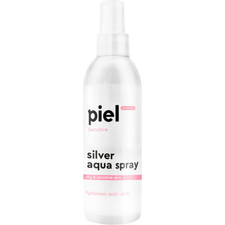 Зволожуючий спрей для обличчя для сухої і чутливої шкіри Piel Silver Aqua Spray 100 мл slide 1