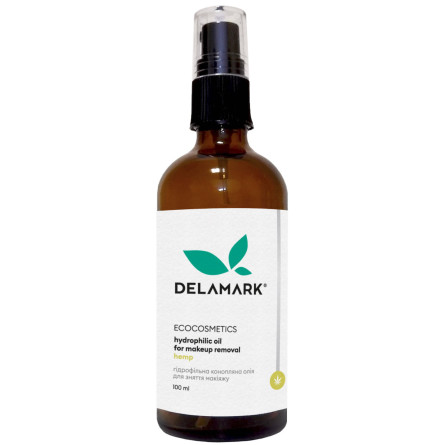 Гидрофильное масло для снятия макияжа DeLaMark конопляное 100 мл slide 1