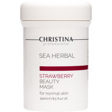Полунична маска краси Christina Sea Herbal Beauty Mask Strawberry 250 мл mini slide 1