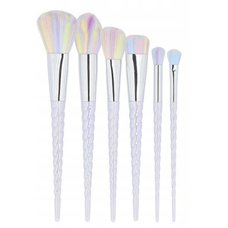 Набор кистей для макияжа Tools For Beauty MiMo Unicorn Pastel Set 6 шт