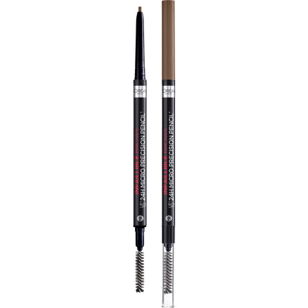 Супертонкий карандаш для бровей L'Oreal Paris Infaillible Brows 24H Micro Precision Темно-коричневый 1 г slide 1