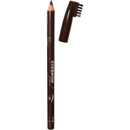 Олівець для брів db cosmetic дерев'яний зі щіточкою №113 Коричневий 1.75 г slide 1