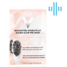 Мінеральна маска-пілінг Vichy подвійний блиск для шкіри обличчя 2 х 6 мл mini slide 1