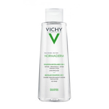 Мицеллярная вода Vichy 3в1 Normaderm для снятия макияжа и очищения жирной чувствительной кожи лица и глаз 200 мл mini slide 1