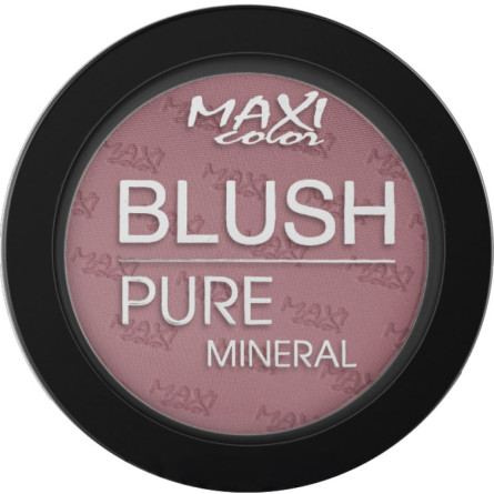 Рум'яна Maxi Color Mineral Pure тон 01 Ніжний рожевий 10 г