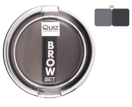 Тени для бровей Quiz Brow set 01 8 г