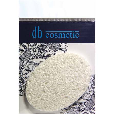 Спонж для умывания db Cosmetic №977 Овал 10.5х8 см Белый slide 1