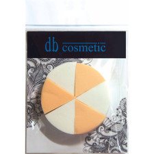 Набір спонжів db Cosmetic №985 прогумовані Коло 6 шт куточків mini slide 1