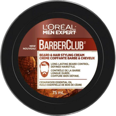 Крем стайлінг L'Oreal Paris Men Expert Barber Club для бороди і волосся 75 мл