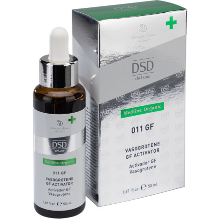 Активатор с факторами роста DSD de Luxe 011 Medline Organic Vasogrotene Gf Activator усиливает действие шампуня, маски и сыворотки 50 мл