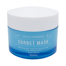 Ранкова маска-щербет для обличчя A'pieu Good Morning Sorbet Mask 105 мл mini slide 1