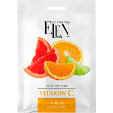 Маска тканинна Elen Cosmetics Vitamin C для обличчя 25 мл mini slide 1