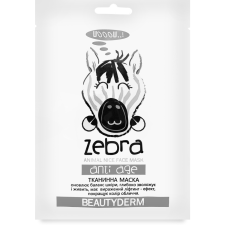 Тканевая маска для лица BeautyDerm Animal Zebra Antiage 25 мл mini slide 1