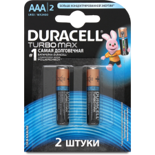 Батарейка Duracell Turbo AAA LR03 2 шт. mini slide 1