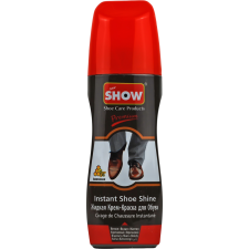 Крем-блеск жидкий Show для обуви коричневый 75 мл mini slide 1