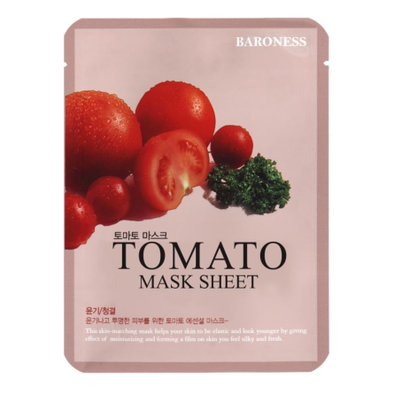Тканинна маска для обличчя Baroness Tomato з екстрактом томату slide 1