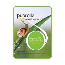 Тканевая маска для лица Puorella Snail Natural Mask Sheet mini slide 1