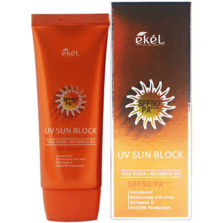 Сонцезахисний крем Ekel UV Sun Block 70 мл slide 1