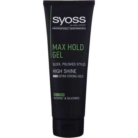 Гель для укладання волосся Syoss Max Hold екстремальної фіксації 250 мл slide 1