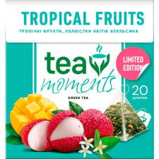 Чай зелений Tea Moments Tropical Fruits 20 х 1.7 г mini slide 1