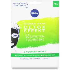 Тканинна маска для обличчя Nivea "Детокс: Супер-очищення" з чорним вугіллям 28 г mini slide 1