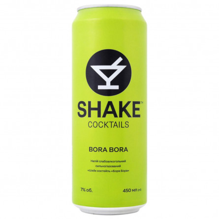 Напій слабоалкоголний Shake Bora-Bora з/б 7% 0,45л