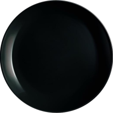 Тарелка Luminarc Diwali обеденная стеклокерамическая круглая черная 25 см mini slide 1