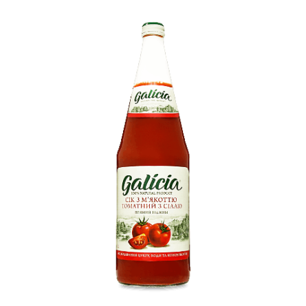 Сік Galicia томатний з м'якоттю прямого віджиму slide 1