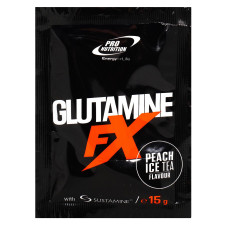 Добавка пищевая Pro Nutrition Glutamine FX Холодный чай-персик 15г mini slide 1