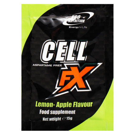 Добавка харчова Pro Nutrition Cell FX Лимон-яблуко 15г slide 1