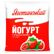 Йогурт Яготинський полуниця 1,5% 400г mini slide 1