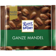 Шоколад молочний Ritter Sport з цільним мигдалевим горіхом 100г mini slide 1