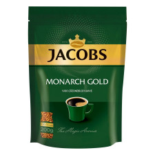 Кофе Jacobs Monarch Gold растворимый 200г mini slide 1